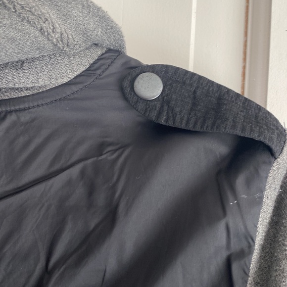 Free People black/gray hooded windbreaker jacket - Picture 11 of 15